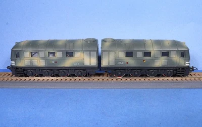 Lima HO Gauge German KG WW2 Camouflage Diesel Locomotive Engine 8116L - Image 1 of 4