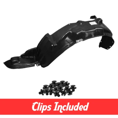 Front Driver Side Fender Liner w/ Clips For 1998-2002 Toyota Corolla TO1246103 Foto 1 de 4