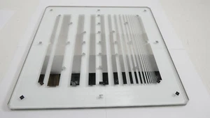 Riesige USAF (?) Optisches Komparator Kalibrierung Absehenmuster Kreuz ZIEL Glas - Bild 1 von 12