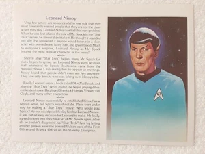 RARO Leonard Nimoy Star Trek 1980 Educational Insights No. 2536 - Imagen 1 de 5