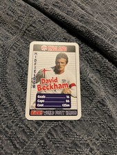Early David Beckham Card By Kick