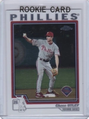CHASE UTLEY ROOKIE CARD Philadelphia Phillies Baseball TOPPS CHROME MLB RC - Image 1 of 2