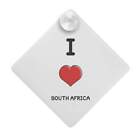 'I Love South Africa' Suction Cup Car Window Sign (CG00012540)