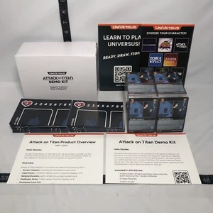 Universus Attack on Titan Demo Kit - Retailer Kit - Open Box, Never Used - CIB - Picture 1 of 11