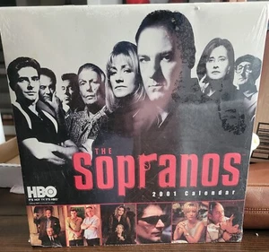 2001 HBO Series Sopranos Collectors Calendar Sealed & New - Picture 1 of 2