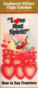 SOUTHWEST AIRLINES FLIGHT SCHEDULE AND FARE SUMMARY OCT. 31, 1982 - Picture 1 of 4