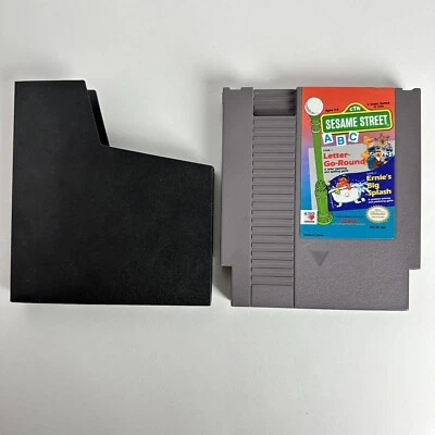 Sesame Street ABC A B C - NES Nintendo Game w/ Sleeve UNTESTED - Image 1 of 4