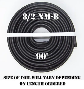 Cable eléctrico ""Romex®"" 8/2 casi nuevo-b x 90' Southwire - Imagen 1 de 2