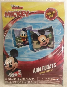 "Flotadores de brazo ""¡Diversión en el momento de nadar!" Disney - 2 flotadores de brazos y kit de reparación, envío gratuito - Imagen 1 de 3