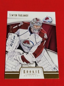 2013-14 Panini Rookie Anthology Semyon Varlamov /100 Gold Parallel #24
