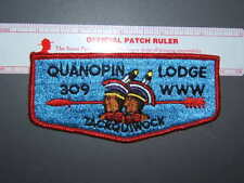 Boy Scout OA 309 Quanopin Flap 0943L