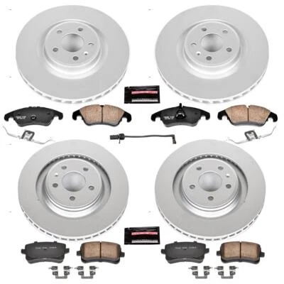 Kit de frenos de disco PowerStop - Delantero y trasero - Se adapta a Audi S4 2010-2011, Audi S5 2008 Foto 1 de 4