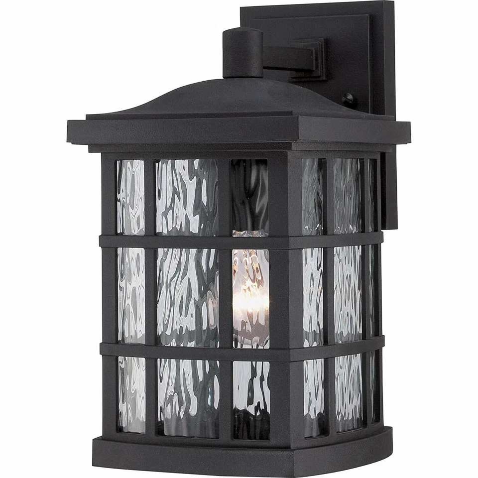 Quoizel SNN8408K Stonington 1-Light Outdoor Lantern, Mystic Black - Image 1 of 1