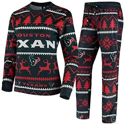 Houston Texans NFL Family Holiday Pajamas - Womens - XL Cover
