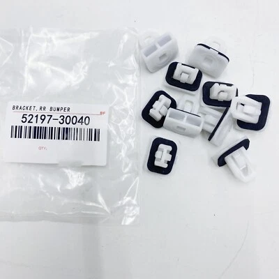 For LEXUS WHITE BUMPER SUPPORT PLASTIC CLIPS FENDER RX350 LS460 ES350 IS 10pcs Foto 1 de 4