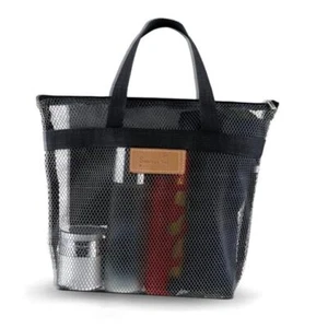 Giantree Mesh Shower Caddy Bag, Travel Storage Bag, Portable Toiletry Black - Picture 1 of 8