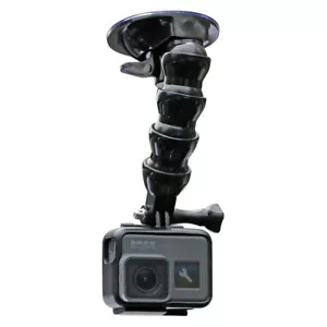 Flexible Suction Cup Car Phone Holder With Adjustable Gooseneck For Gopro - Picture 1 of 5