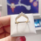 New 100% 925 Sterling Silver Timeless Gold Plated Silver Wish Tiara Ring