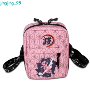 Anime Demon Slayer Cos Kamado Nezuko Students Shoulder Bag Satchel Backpack Gift - Picture 1 of 30
