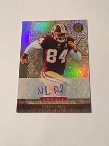 NILES PAUL GOLD STANDARD AUTOGRAPH AUTO RC SP /499 NEBRASKA CORNHUSKERS REDSKINS