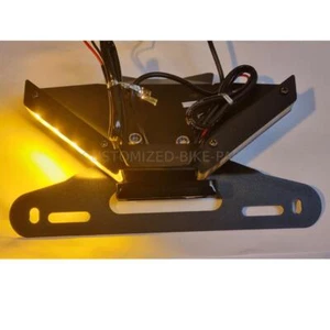 Motorcycle Tail Tidy Mount License Plate LED - Ducati Panigale V4 / V2 2018-2024 - Picture 1 of 5