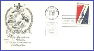 USA5 #C56 U/A ARTMASTER FDC Pan-American Games - Picture 1 of 1