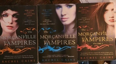 Rachel Caine The Morganville Vampires Vol 1 2 3 Trade PB Very Good Book - Image 1 of 4