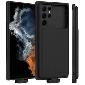 2in1 Battery Charger Case Cover Portable Smart Power Bank For Samsung S22 Ultra - Picture 1 of 12