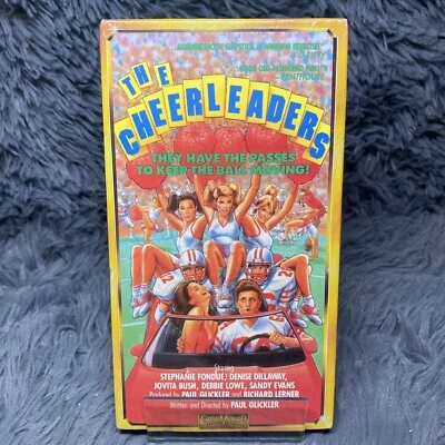 The Cheerleaders VHS Tape 1991 Starmaker Stephanie Fondue Erotic Teen Comedy - Image 1 of 4