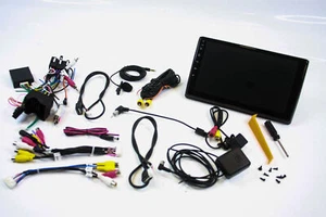 CAMECHO 9 pollici autoradio navigatore Audi Din2 Mirror Link Bluetooth USB fotocamera posteriore - Foto 1 di 3