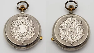 RARE Antique Repetition Chronometre Perret & Fils Repeter pocket watch 15 jewels - Picture 1 of 21