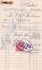 J. & T. THORBURN, Hamilton 1905 Confectioners Audit Cancel Stamp Invoice Rf48334