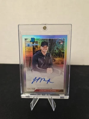 Bowman's Best 1992 Bowman de Randy Johnson Auto's Logan O'Hoppe refractor 2023 Foto 1 de 4