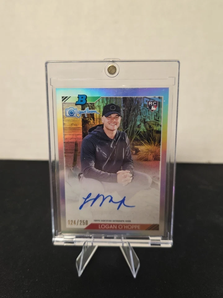 2023 Bowman's Best 1992 Bowman by Randy Johnson Auto's Logan O'Hoppe Refractor - Image 1 of 4