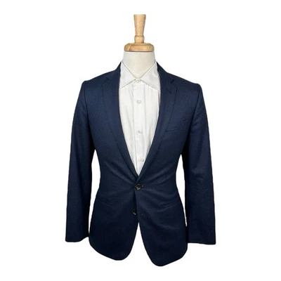 Blazer J.Crew Ludlow Franela Vitale Barberis Lana Hombre Talla 36S 29x28 Foto 1 de 4