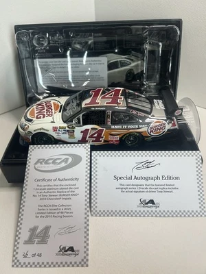 AUTOGRAPHED 36 Of 48 Tony Stewart #14 Burger King 2010 Impala ELITE PLATINUM - Image 1 of 4