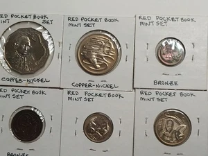 1970 Australia 5 coin set 1, 2, 5, 10, 20 & 50 cents coin(s) Uncirculated - Picture 1 of 9