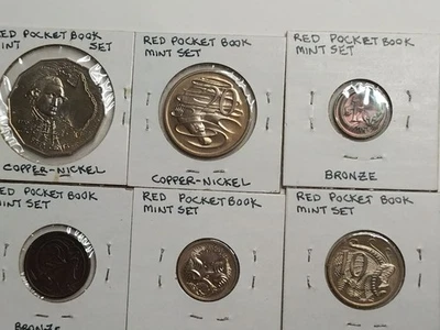 1970 Australia 5 coin set 1, 2, 5, 10, 20 & 50 cents coin(s) Uncirculated - Image 1 of 4