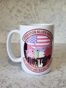 2021 Operation Allies Refuge Al Udeid Air Base, Qatar 'Unleash the Beast' Mug - Picture 1 of 6