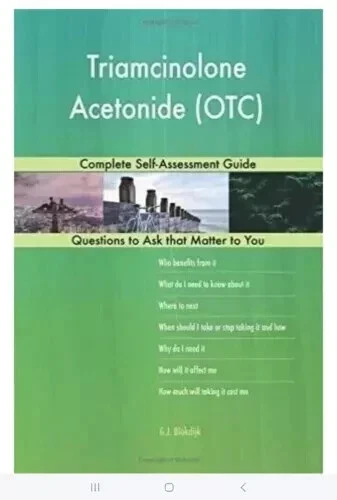 TRIAMCINOLONE ACETONIDE 0.1% OINT ECZEMA, INSTRCTIONbook Blokdijk,  80g TUBE new - Image 1 of 1