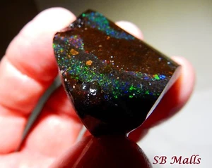71 Cts. HONDURAS BLACK MATRIX HONDURAN OPAL RUB ROUGH LOT 1977 - Bild 1 von 4