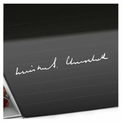 KIWISTAR Autocollant Winston Churchill 25 Couleurs Néon Mat