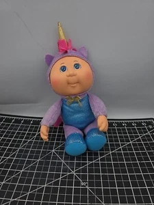 Cabbage Patch Kids Cuties Fantasy Friends 9" Doll Unicorn Purple Blue 2018 - Picture 1 of 6