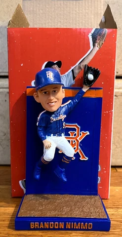 2023 BRANDON NIMMO BOBBLEHEAD BROOKLYN CYCLONES SGA NEW YORK METS MLB WALL CATCH Cover