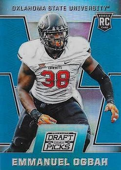 2016 Panini Prizm Collegiate Draft Picks #177 Emmanuel Ogbah Prizms Blue NM - Image 1 of 2