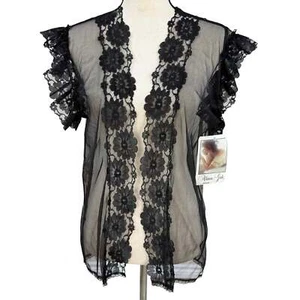 Alana Gale Vintage Nylon and Lace Trim Nightie Set Size Medium - Picture 1 of 7