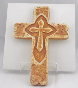 Deko Kunstharz hängendes Kreuz - Bild 1 von 1