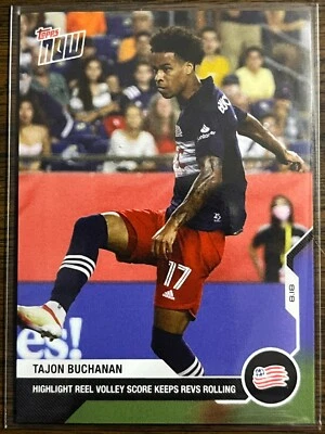 2021 Topps Now MLS #109 Tajon Buchanan New England Revolution - Image 1 of 2
