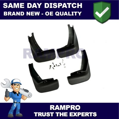 Tailored Mud Flaps Set of 4 For Volkswagen Tiguan 2017-2023 Rampro - Image 1 of 4