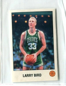 Pegatinas Panini 1990-91 Larry Bird #L (corte a mano) Salón de la fama Boston Celtics - Imagen 1 de 1